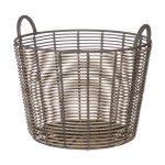 000_Better Homes & Gardens Rattan Storage Basket with Handles-1
