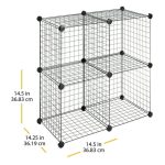 000_Cubes Stackable Interlocking Wire Shelves-1