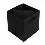 000_Foldable Black Storage Collapsible Folding Boxes-1