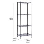 000_Wire Shelving Bookshelf Storage Unit Metal-1