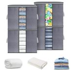 000_Large Capacity Clothing Storage Bags with Clear Window-1